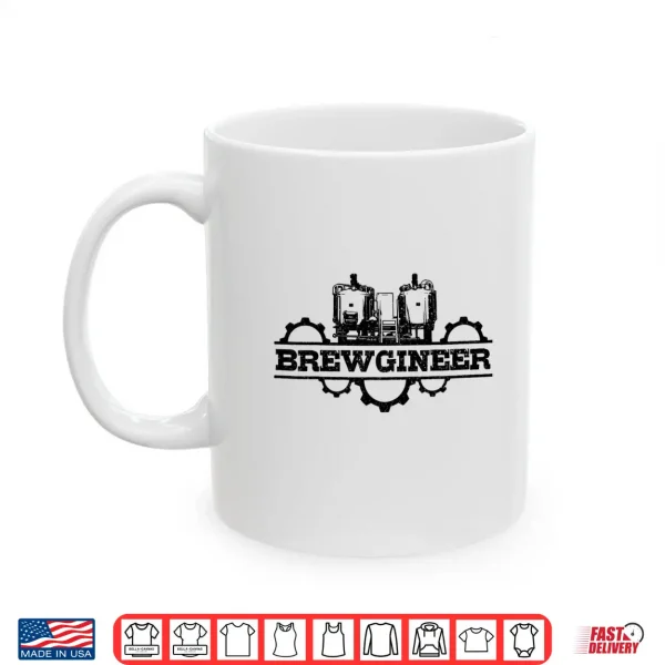 Mug Beer Brewer Brewgineer Homebrewing Craft Beer Brewmaster Shirt