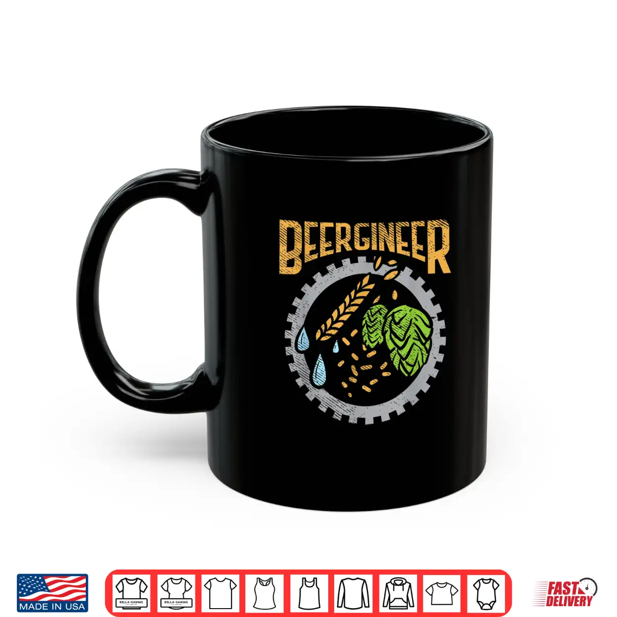 Beergineer Craft Beer Hops Homebrew Beer Brewing Shirt Beergineer Craft Beer Hops Homebrew Beer Brewing Shirt