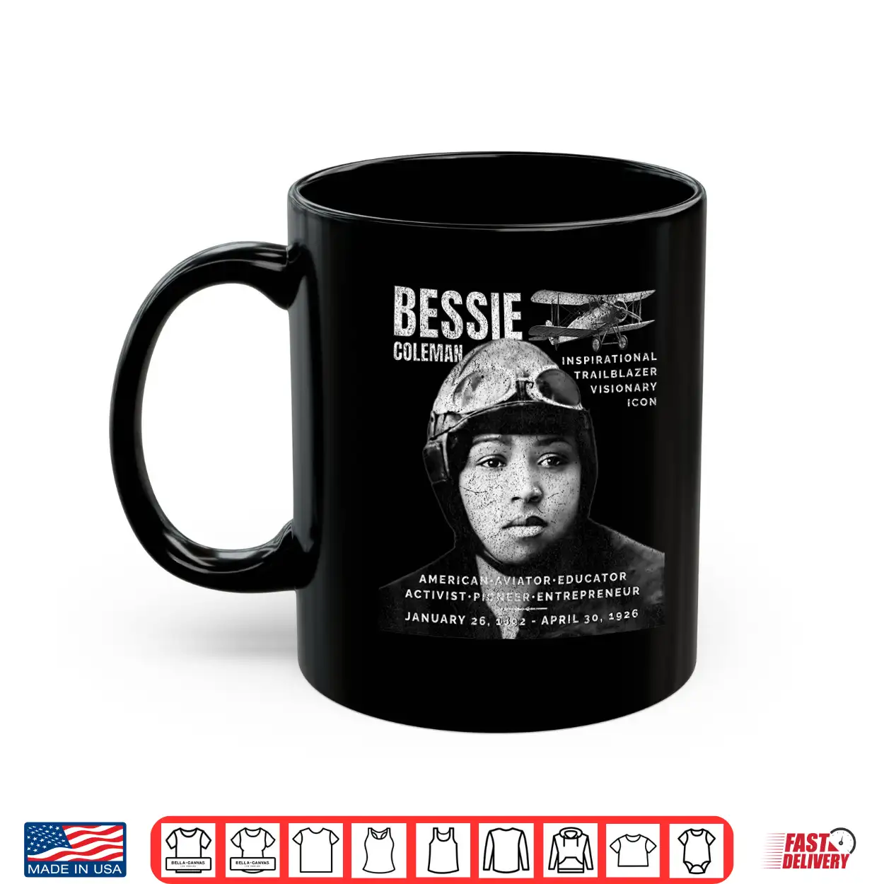 Bessie Coleman Black Aviator Women History Month Juneteenth Shirt Bessie Coleman Black Aviator Women History Month Juneteenth Shirt