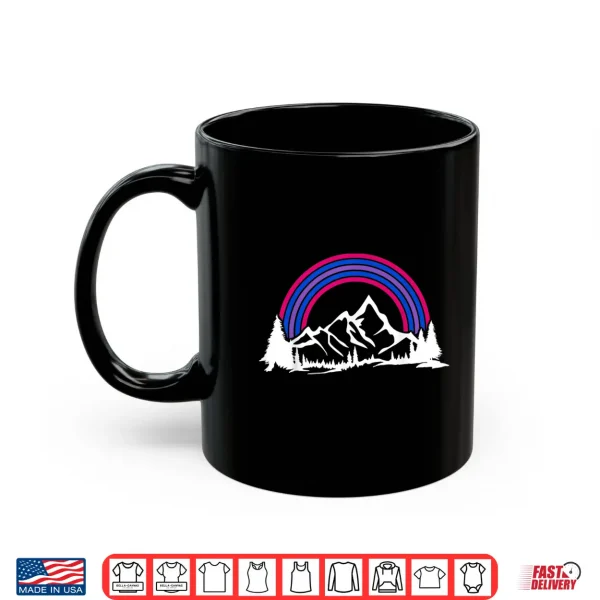 Mug Bi Pride Hiking Camping Backpacking Outdoor Bisexual LGBT Shirt