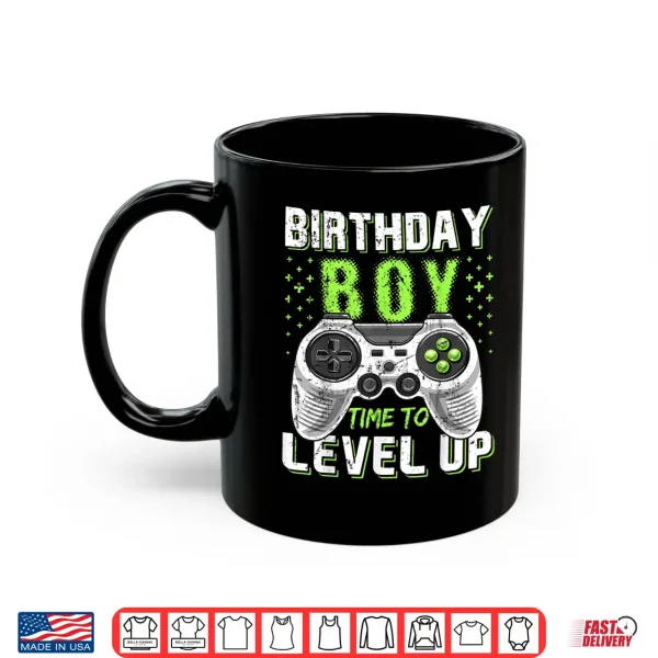 Mug Birthday Boy Time to Level Up Video Game Birthday Gift Boys Shirt