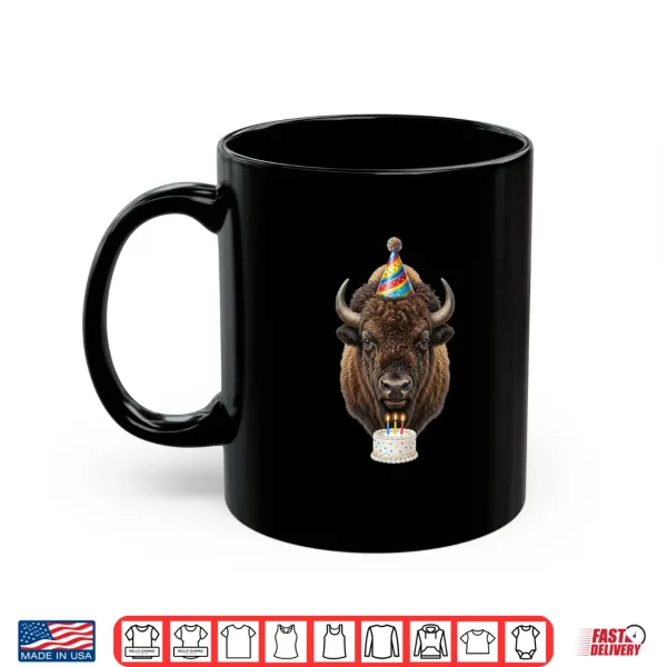Mug Bison Buffalo Birthday Shirt