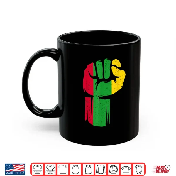 Mug Black Fist Shirt African American Pride Black History Month Shirt