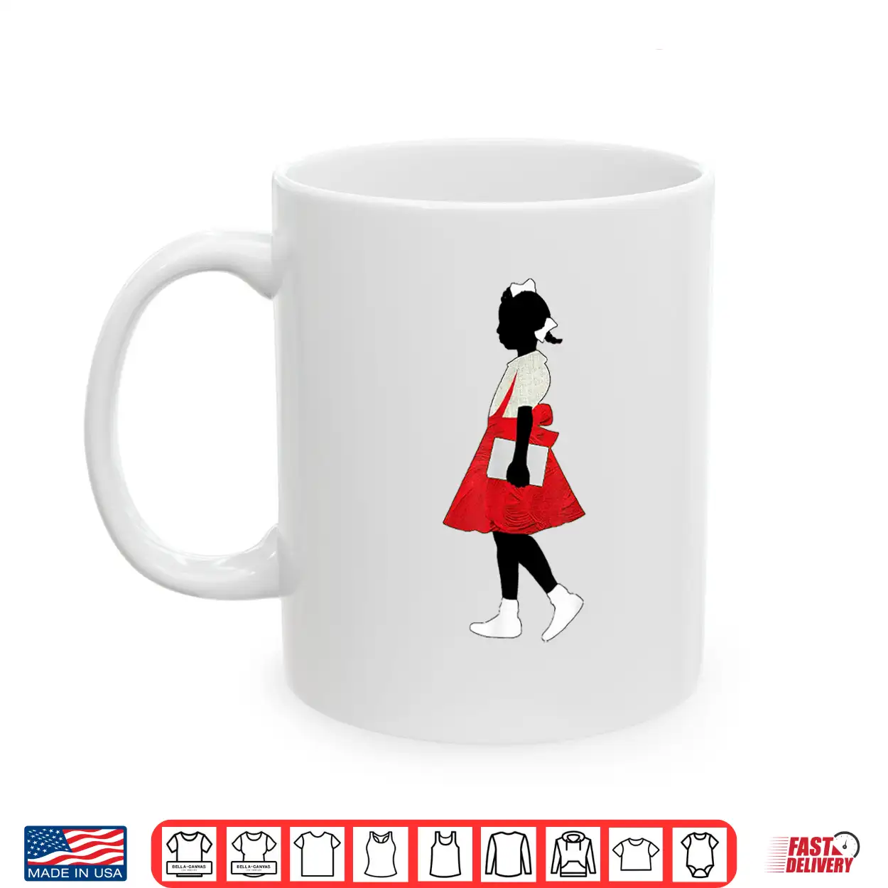 Black Girl In Red Dress Art Juneteenth African American Shirt Black Girl In Red Dress Art Juneteenth African American Shirt