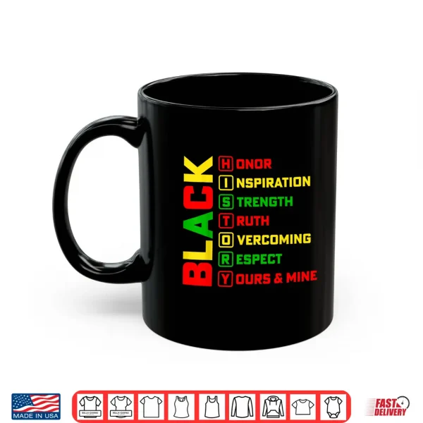 Mug Black History Month Leaders African American BHM Women Kids Shirt
