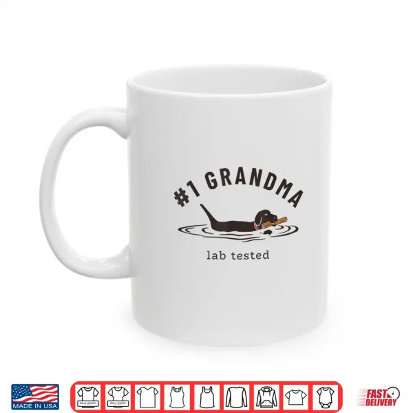 Mug Black Lab 1 Grandma Labrador Retriever Owner Mothers Day Shirt