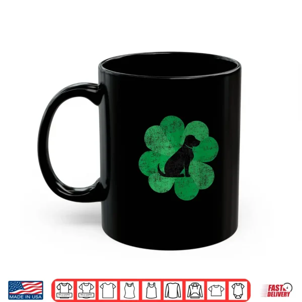 Mug Black Lab St. Patricks Day Shirt Retro Labrador Retriever Shirt