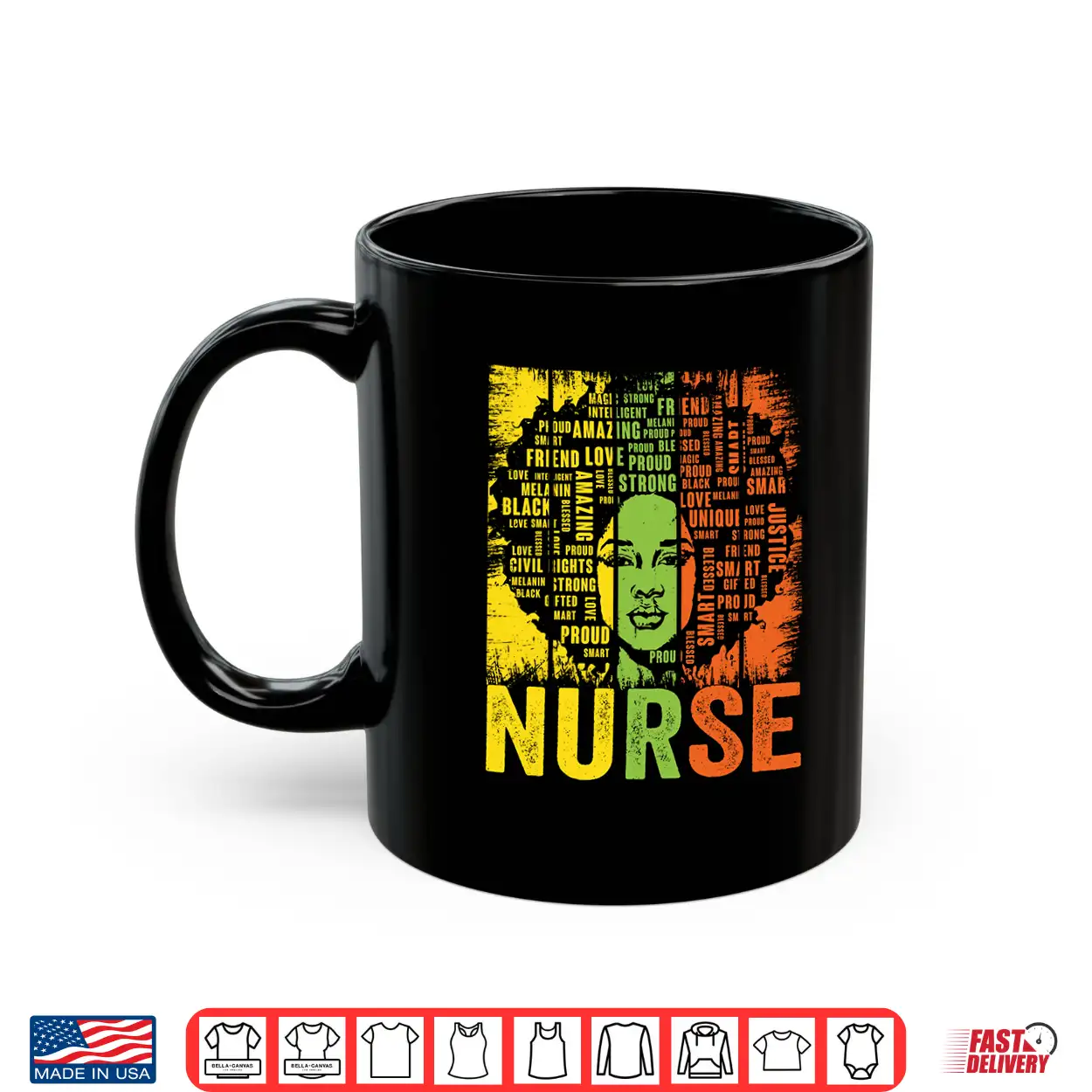 Black Woman Nurse Afro Melanin Vintage Black History Month Shirt Black Woman Nurse Afro Melanin Vintage Black History Month Shirt