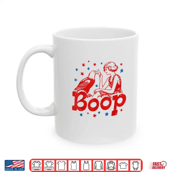 Mug Boop Eagle Patriotic July Fourth Humor Shirt