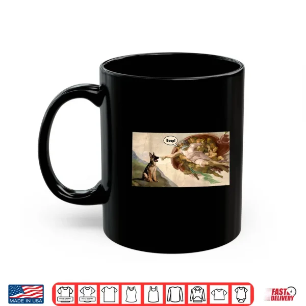 Mug Boop The Snoot of a German Shepherd Funny Dog Meme Shirt