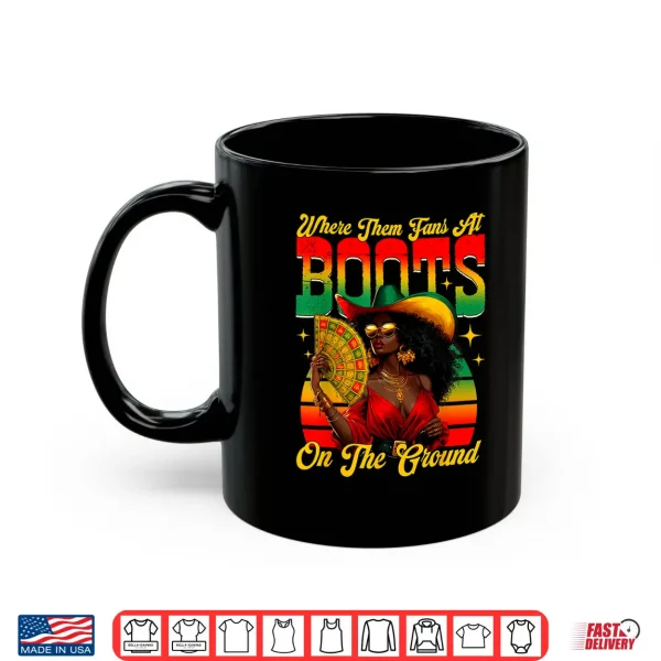 Mug Boots On The Ground Juneteenth Cowgirl Shirt