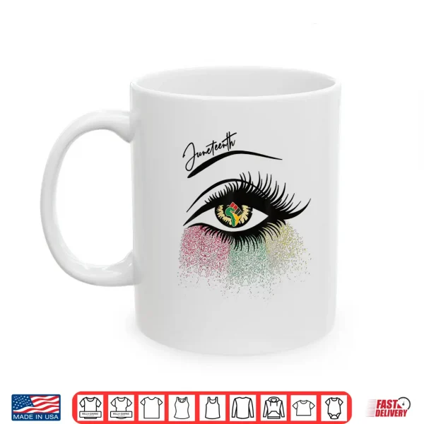 Bright Eyes Juneteenth African America Womens Girls Shirt 3 Mug Bright Eyes Juneteenth African America Womens Girls Shirt