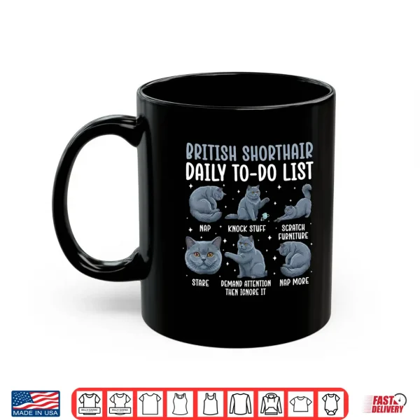 Mug British Shorthair Cat Owner Funny British Shorthair Cat Mom Shirt