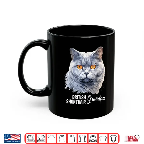 Mug British Shorthair Cats Cat British Shorthair Grandpa Shirt