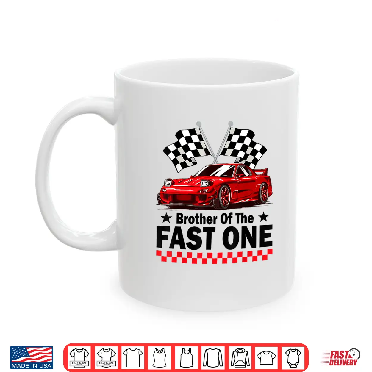 Brother Of The Fast One Car Racing 1St Birthday Shirt Brother Of The Fast One Car Racing 1St Birthday Shirt