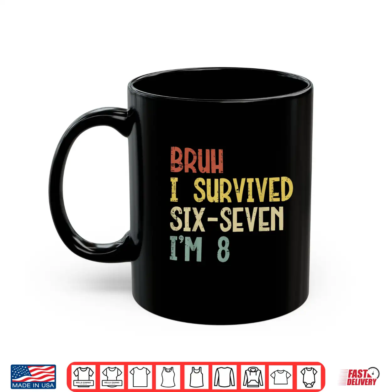Bruh I Survived 6 7 Im 8 Year Old 8Th Birthday Boys Kids Shirt Bruh I Survived 6 7 Im 8 Year Old 8Th Birthday Boys Kids Shirt