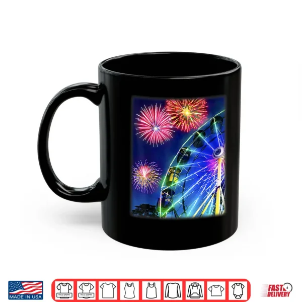 Carnival Ferris Wheel Fireworks Shirt 3 Mug Carnival Ferris Wheel Fireworks Shirt