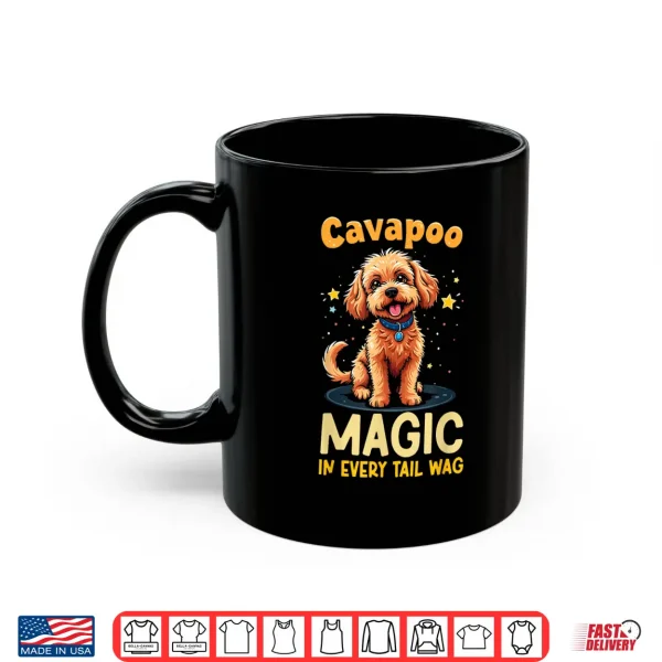 Mug Cavapoo Cavalier King Charles Spaniel Poodle Puppy Dog Lover Shirt for Men Women