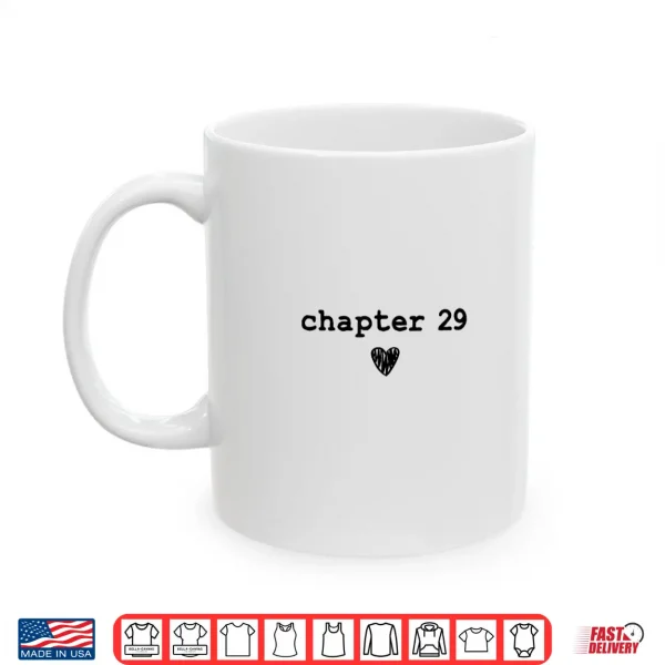 Mug Chapter 29 Book Lovers Readers Authors 29th Birthday Shirt