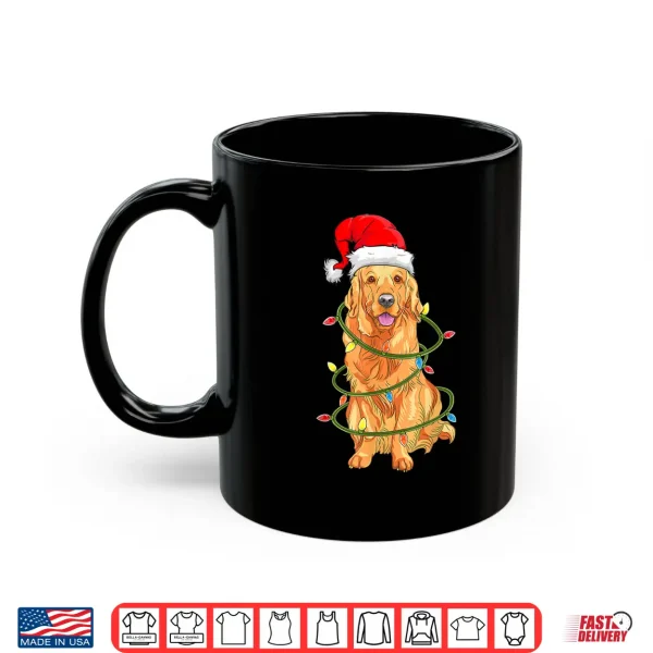Mug Christmas Dog Golden Retriever Pajama Shirt