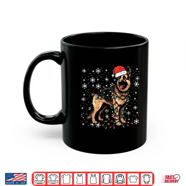 Mug Christmas German Shepherd Xmas Police K Nine Dog Shirt