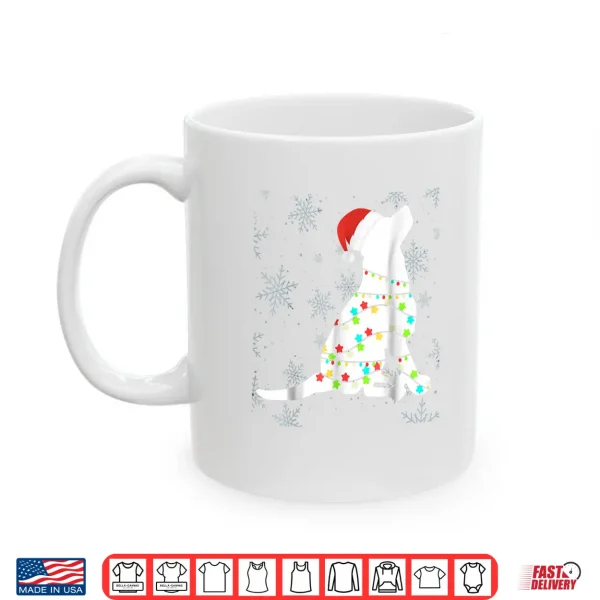 Mug Christmas Lights Labrador Retriever T Shirt Dog Lover Gift