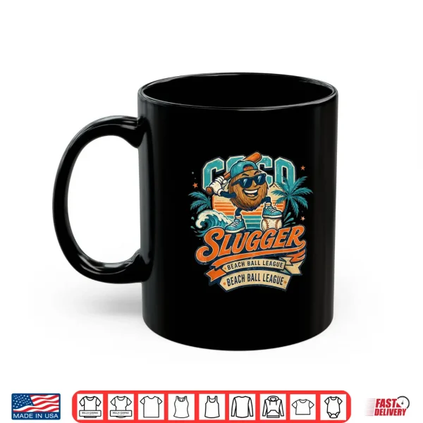 Mug Coco Slugger Baseball Retro Coconut Sports Beach Ball Summer Shirt