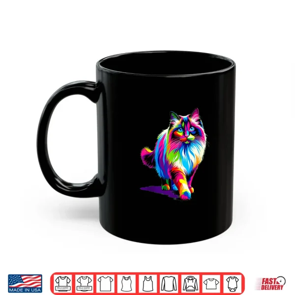 Mug Colorful Pop Art Ragdoll Cat Ragdolls Puppy Cats Shirt