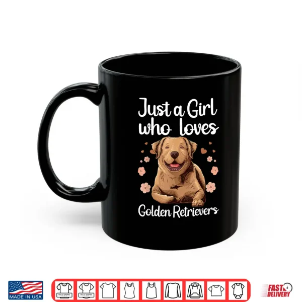 Mug Cool Golden Retriever For Women Girls Puppy Dog Lover Owner Shirt