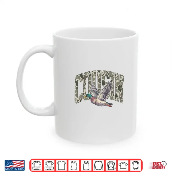 Mug Cousin Camo Duck Hunting Party Mallard Duck Camouflage Shirt