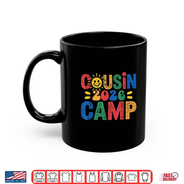 Mug Cousin Camp 2026 Family Vacation Summer Camping Boys Kids Shirt
