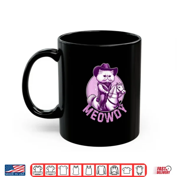 Mug Cowboy Persian Cat Persian Cats Persian Cat Meowdy Shirt