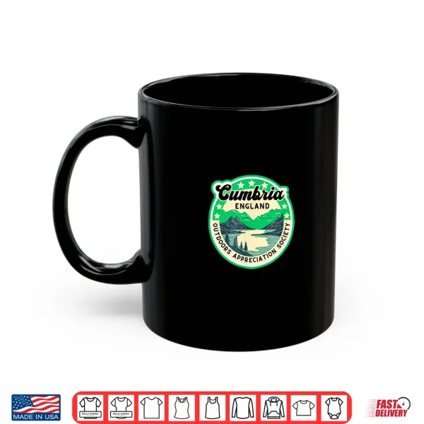 Mug Cumbria England Lake District Cumbrian Hiking Backpacking Shirt
