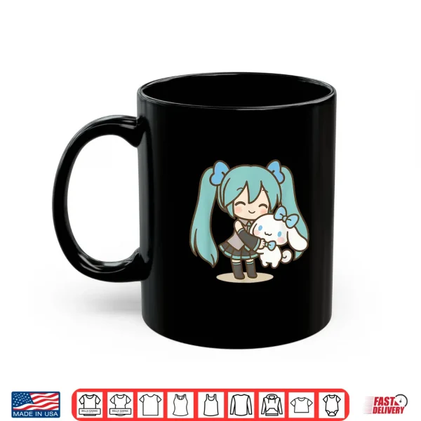 Mug Cute Anime Manga Girl Miku Singer Singing Music Lover Kawaii Shirt