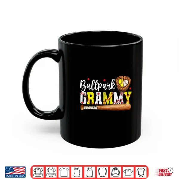 Mug Cute Ballpark Grammy Softball Grammy Baseball Grammy Grandma Shirt