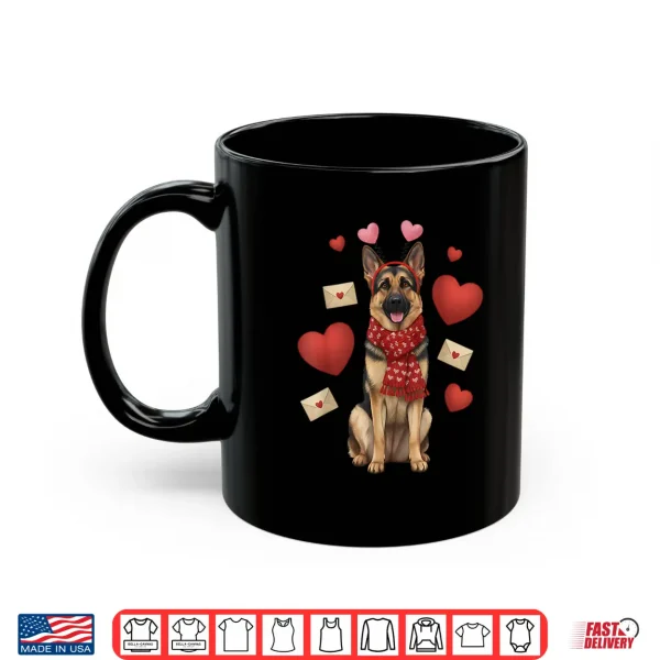 Mug Cute German Shepherd Valentines Day Dog Mom German Lover Shirt