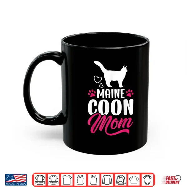Mug Cute Maine Coon Mom Maine Coon Cat Professional Minimalist Modern Graphic Shirt