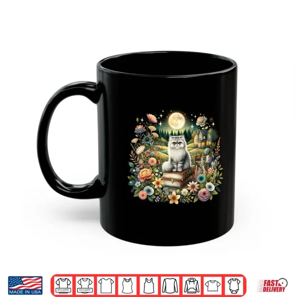 Mug Cute Mushroom Cottagecore Aesthetic Persian cat Shirt