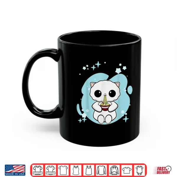 Mug Cute Persian Cat Anime Kitten Ramen Shirt