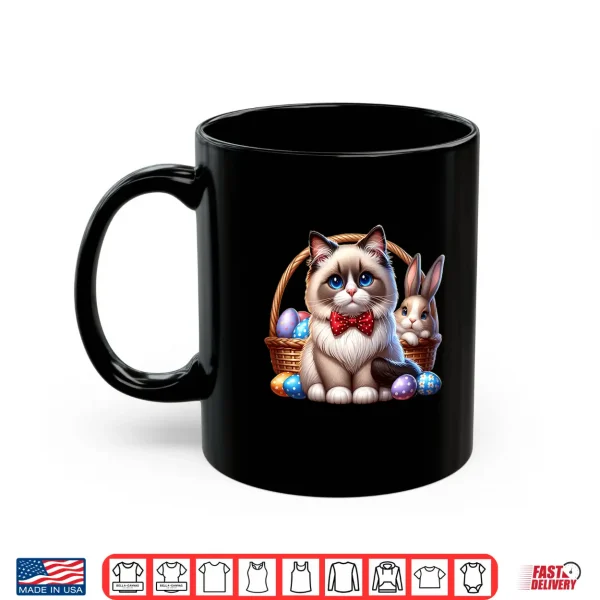 Mug Cute Ragdoll Cat Easter Ragdoll Cat Happy Easter Shirt