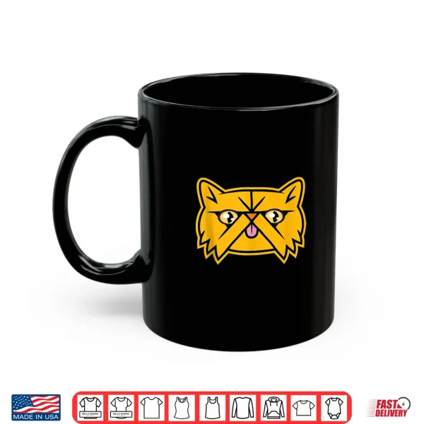 Mug Cute Smooshed Face Orange Persian Cat Graphic Shirt