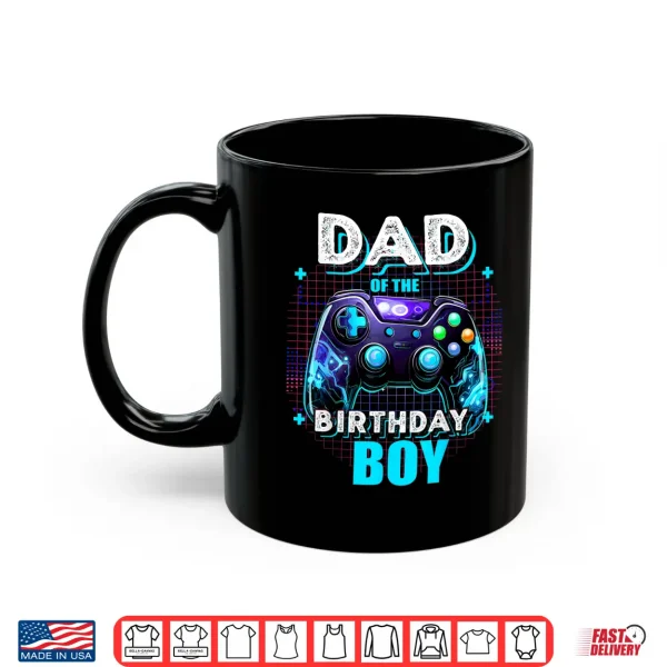 Mug Dad of the Birthday Boy Matching Video Game Birthday Party Shirt