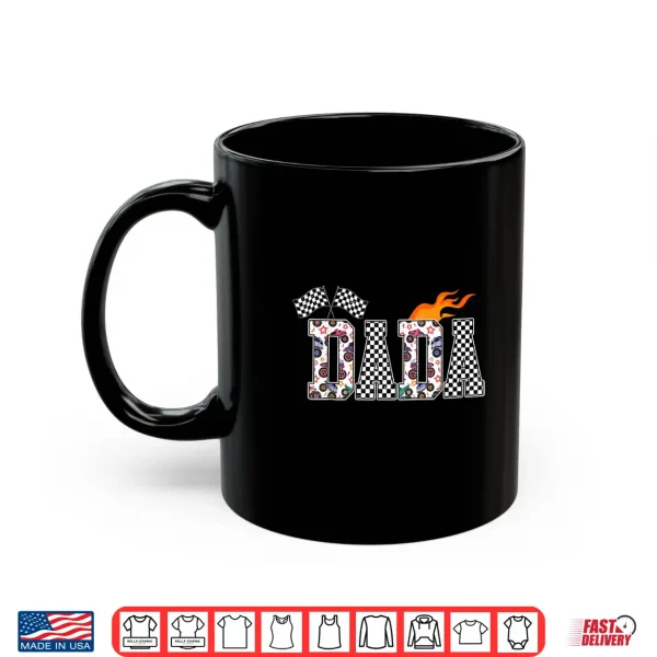 Mug Dada dad Pit Crew Racing Car Birthday Family Matching Men Shirt