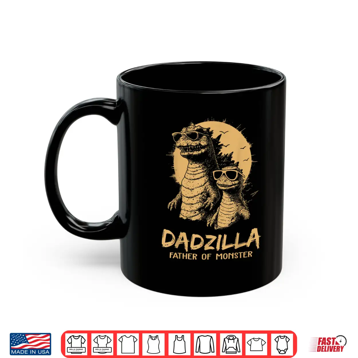 Dadzilla Father Of Monsters Fathers Day Funny Dad Shirt Dadzilla Father Of Monsters Fathers Day Funny Dad Shirt