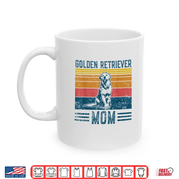 Mug Dog Golden Retriever Mom Vintage Golden Retriever Mom Shirt