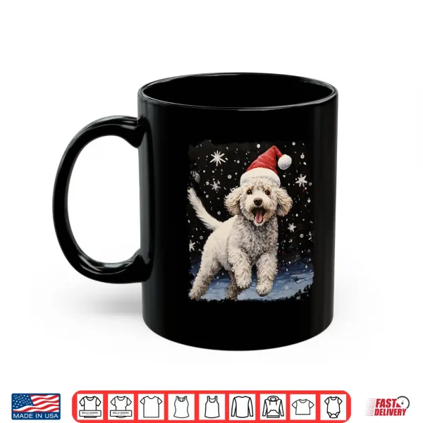 Mug Dog Vintage Poodle Christmas Shirt