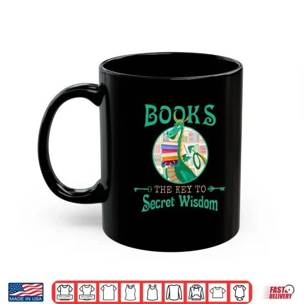 Mug Dragons Like Reading Meme Avid Book Fanatic Shirt