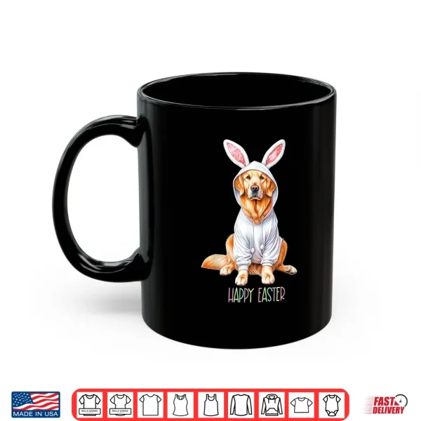 Mug Easter Dog Bunny Spring Golden Retriever Easter Egg Hunting Shirt