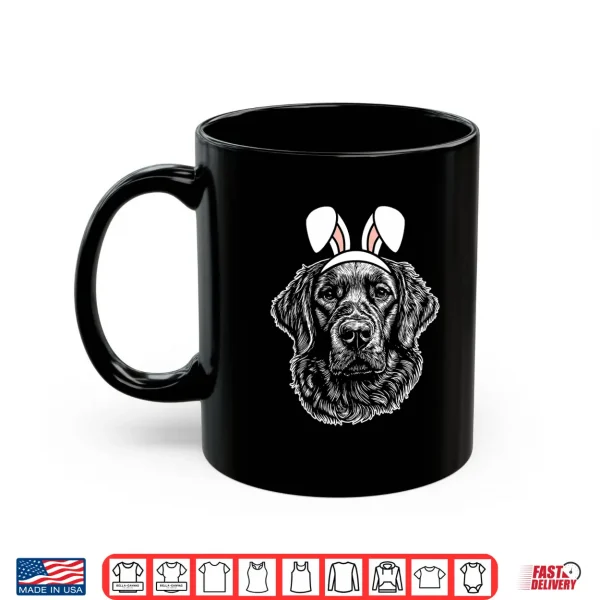 Mug Easter Dog Cute Spring Golden Retriever Bunny Ears Fur Baby Shirt