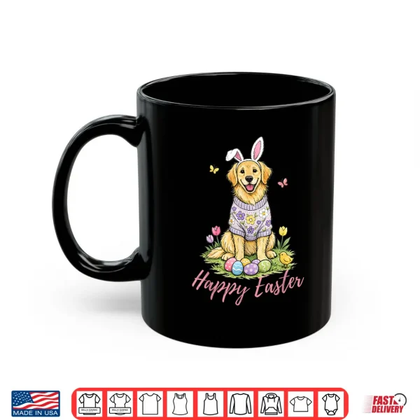 Mug Easter Golden Retriever Owner Women Girls Toddlers Teens Shirt